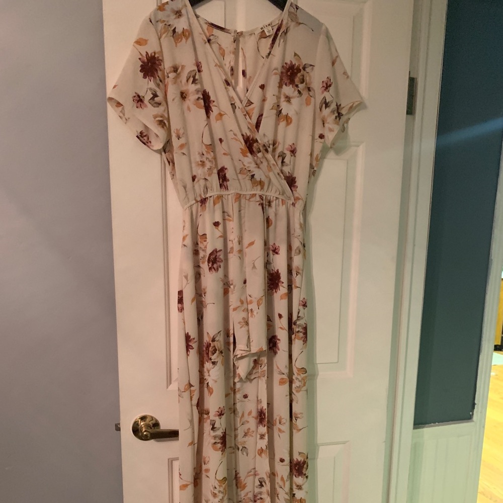 Floral romper dress